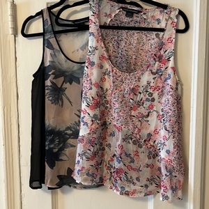 Bundle of TWO breezy  summer tank tops
